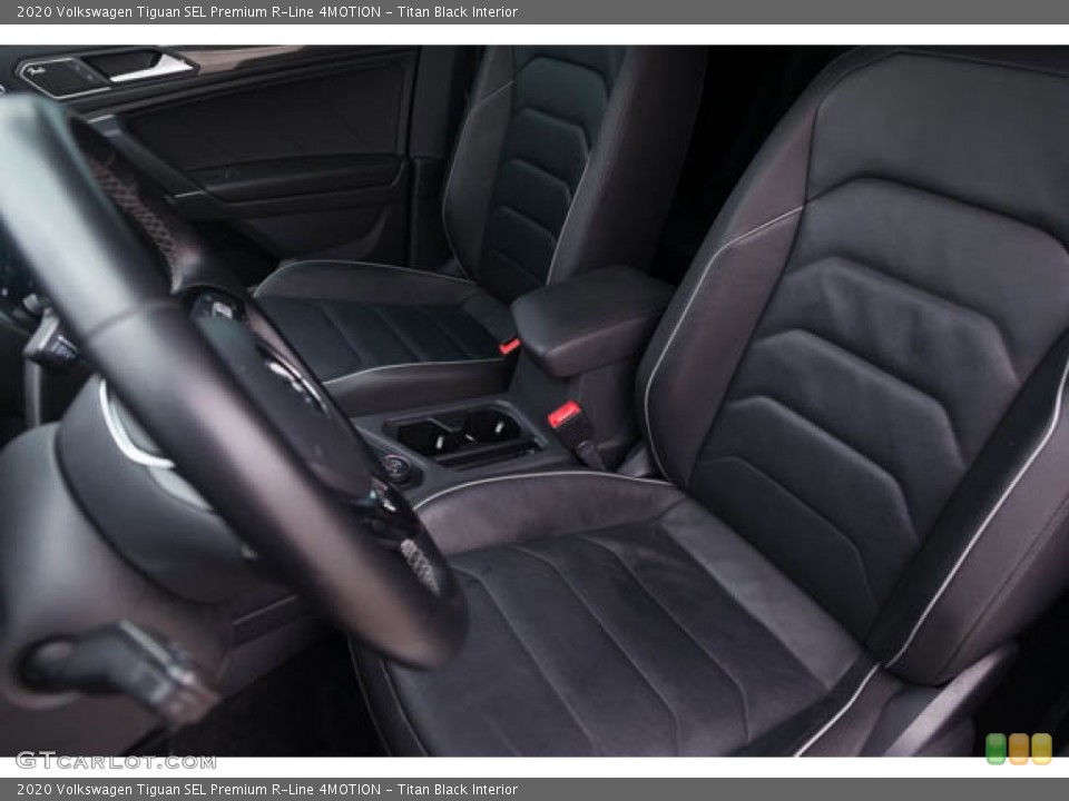 Titan Black Interior Front Seat for the 2020 Volkswagen Tiguan SEL Premium R-Line 4MOTION #146185782