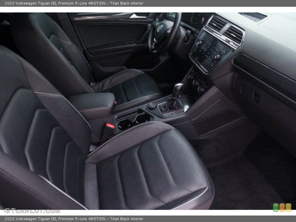 Titan Black Interior Front Seat for the 2020 Volkswagen Tiguan SEL Premium R-Line 4MOTION #146185914