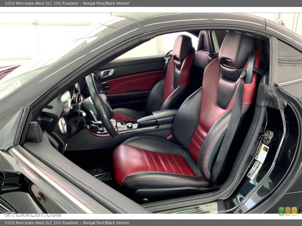 Bengal Red/Black 2020 Mercedes-Benz SLC Interiors
