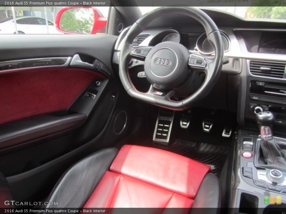 Black Interior Front Seat for the 2016 Audi S5 Premium Plus quattro Coupe #146186790