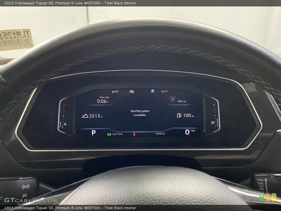 Titan Black Interior Gauges for the 2020 Volkswagen Tiguan SEL Premium R-Line 4MOTION #146186838