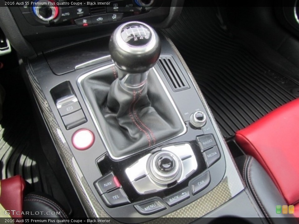 Black Interior Transmission for the 2016 Audi S5 Premium Plus quattro Coupe #146186850
