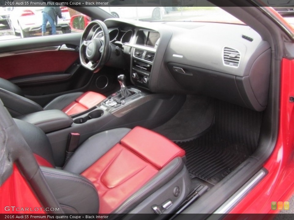 Black Interior Front Seat for the 2016 Audi S5 Premium Plus quattro Coupe #146187000