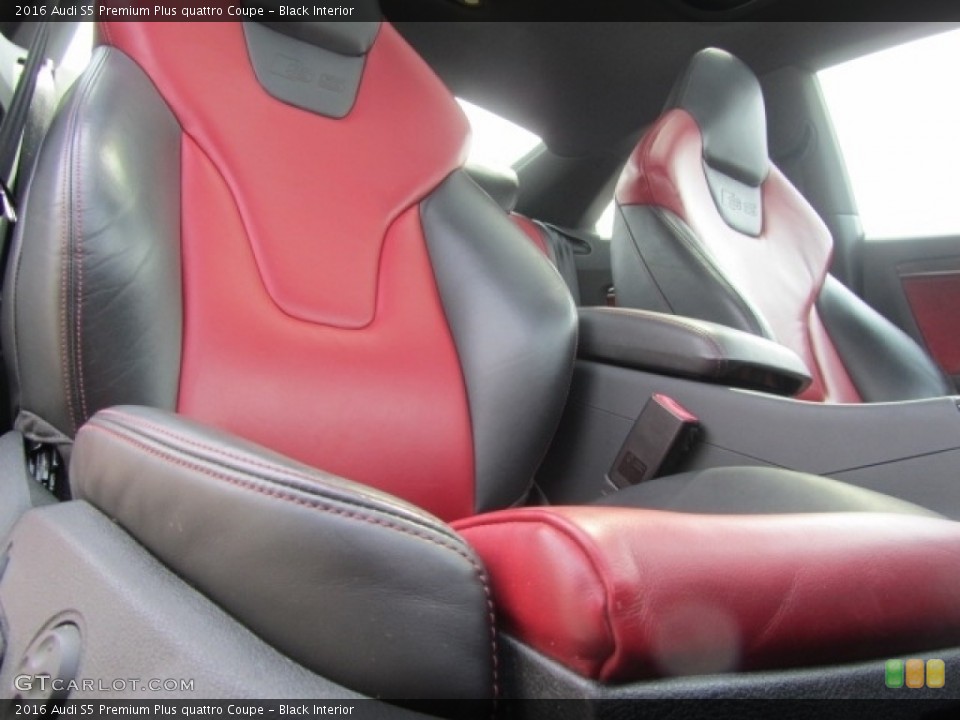 Black Interior Front Seat for the 2016 Audi S5 Premium Plus quattro Coupe #146187027