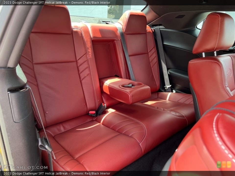 Demonic Red/Black Interior Rear Seat for the 2023 Dodge Challenger SRT Hellcat JailBreak #146187663