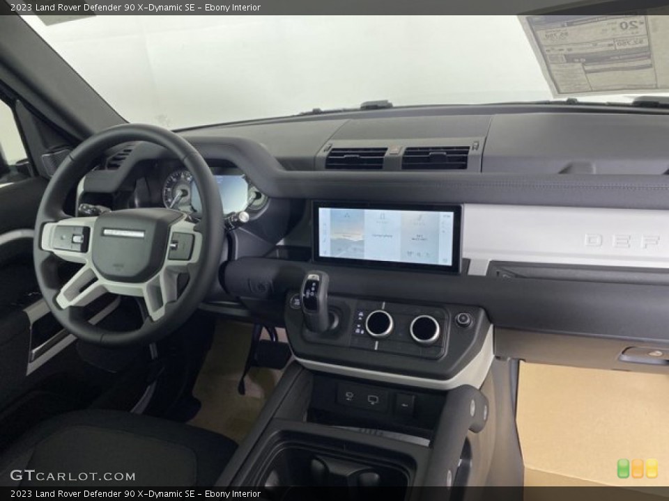 Ebony Interior Dashboard for the 2023 Land Rover Defender 90 X-Dynamic SE #146187888