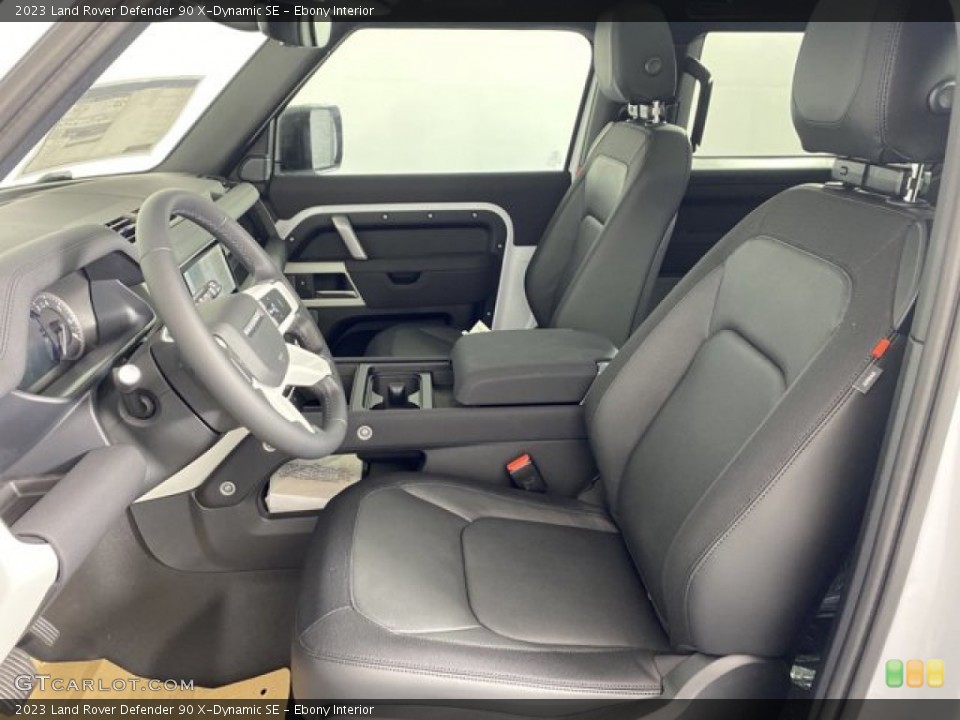 Ebony Interior Front Seat for the 2023 Land Rover Defender 90 X-Dynamic SE #146188128