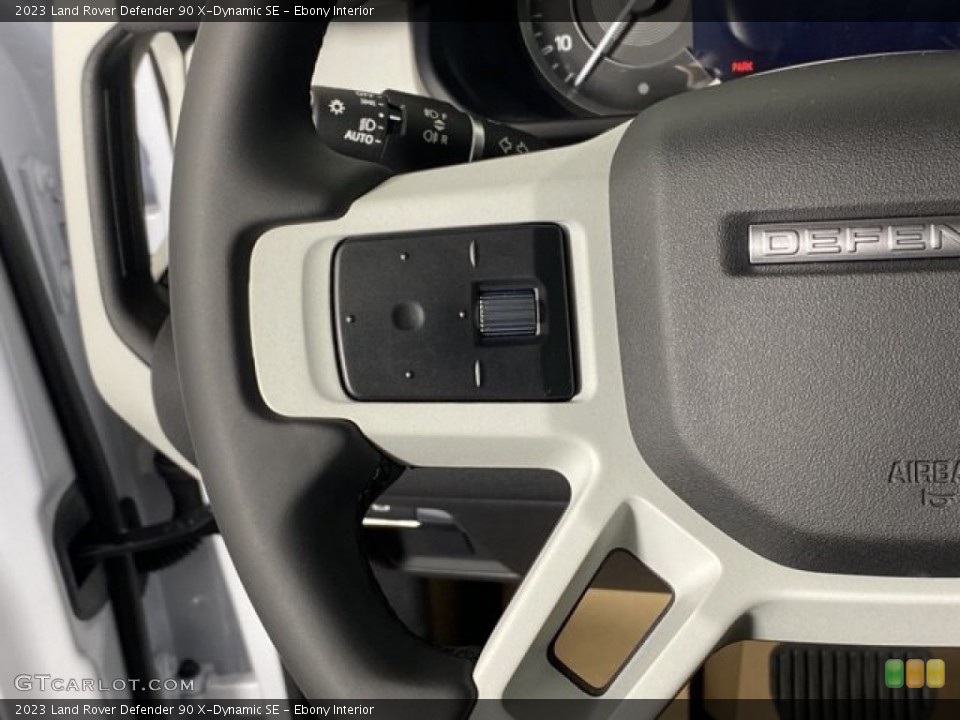 Ebony Interior Steering Wheel for the 2023 Land Rover Defender 90 X-Dynamic SE #146188175