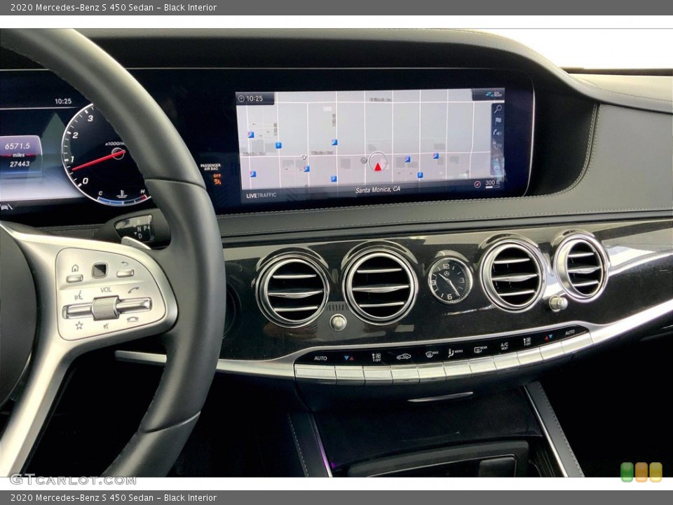 Black Interior Controls for the 2020 Mercedes-Benz S 450 Sedan #146188392