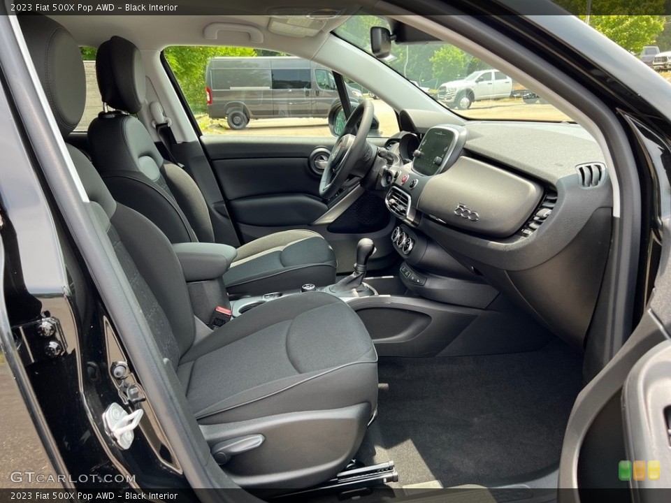 Black Interior Front Seat for the 2023 Fiat 500X Pop AWD #146188434