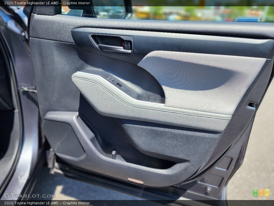 Graphite Interior Door Panel for the 2020 Toyota Highlander LE AWD #146188473