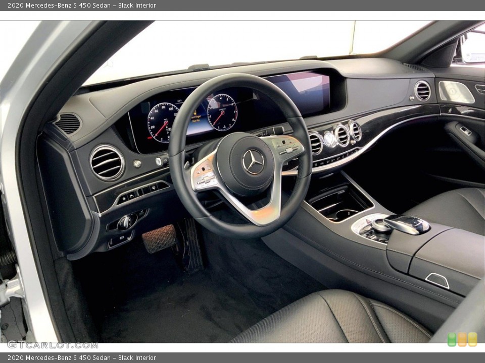 Black Interior Front Seat for the 2020 Mercedes-Benz S 450 Sedan #146188602