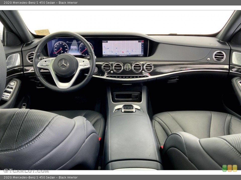 Black Interior Dashboard for the 2020 Mercedes-Benz S 450 Sedan #146188633