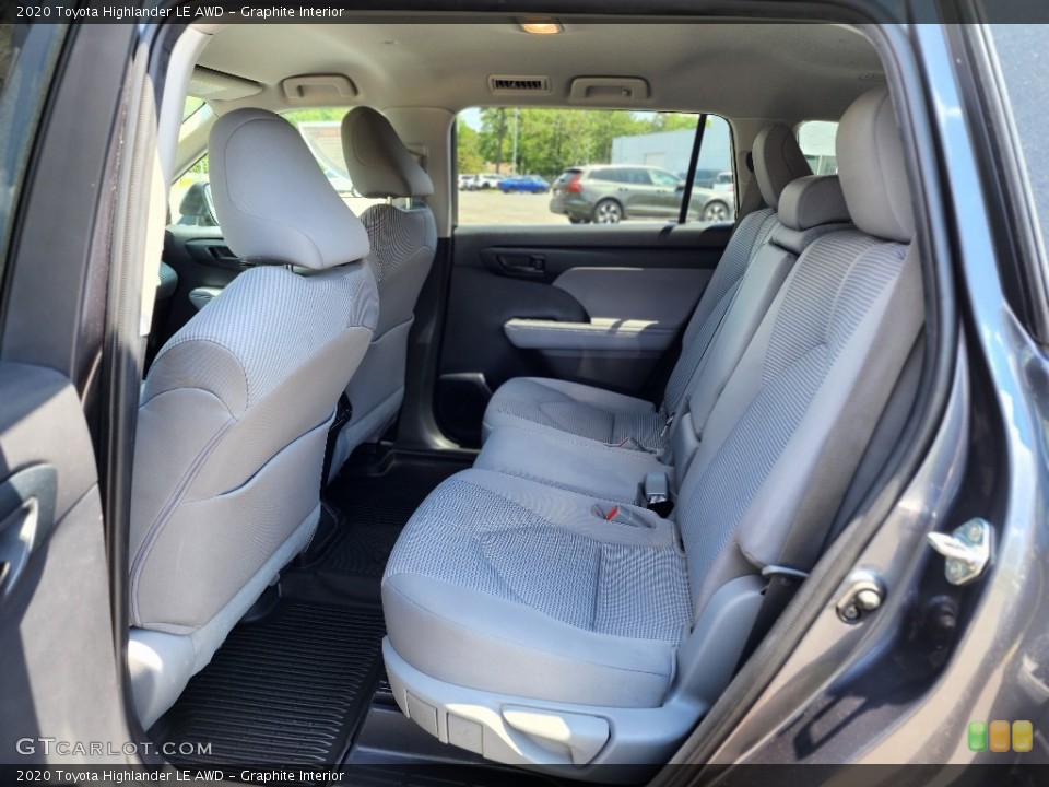 Graphite Interior Rear Seat for the 2020 Toyota Highlander LE AWD #146188671