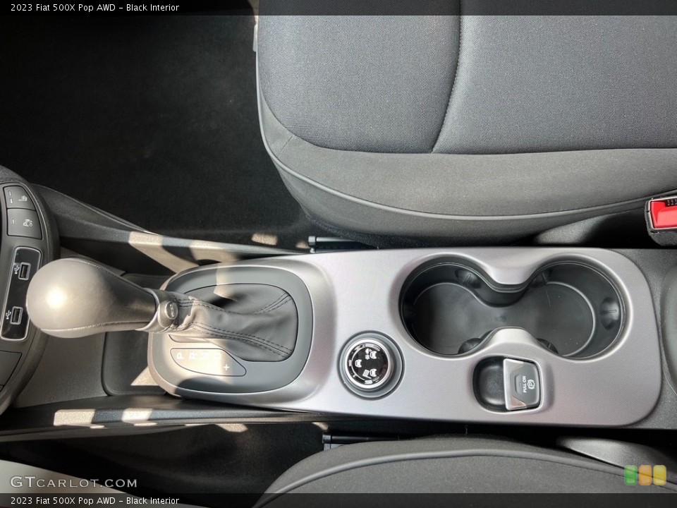 Black Interior Transmission for the 2023 Fiat 500X Pop AWD #146188680