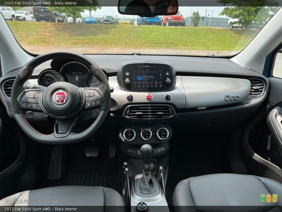 Black Interior Front Seat for the 2023 Fiat 500X Sport AWD #146189139