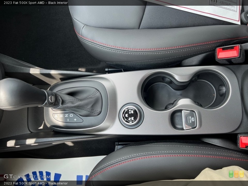 Black Interior Transmission for the 2023 Fiat 500X Sport AWD #146189442