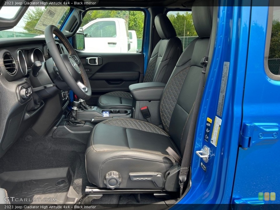 Black Interior Front Seat for the 2023 Jeep Gladiator High Altitude 4x4 #146189836