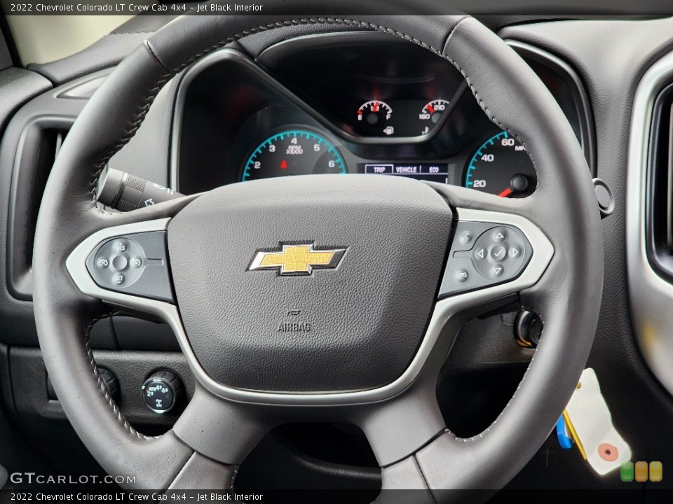 Jet Black Interior Steering Wheel for the 2022 Chevrolet Colorado LT Crew Cab 4x4 #146190405