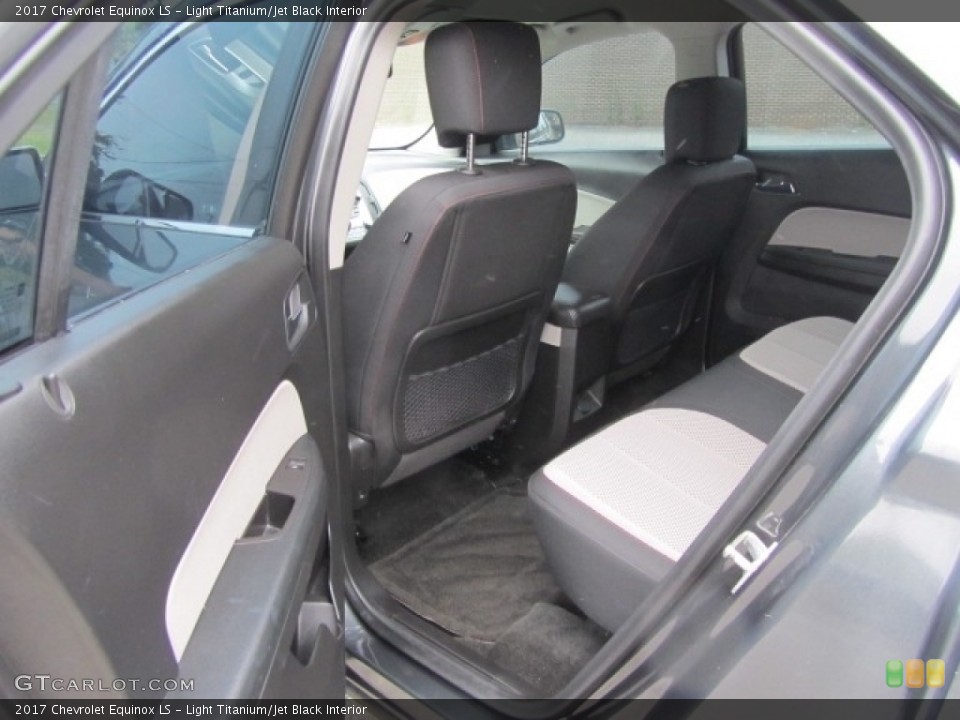 Light Titanium/Jet Black Interior Rear Seat for the 2017 Chevrolet Equinox LS #146190507