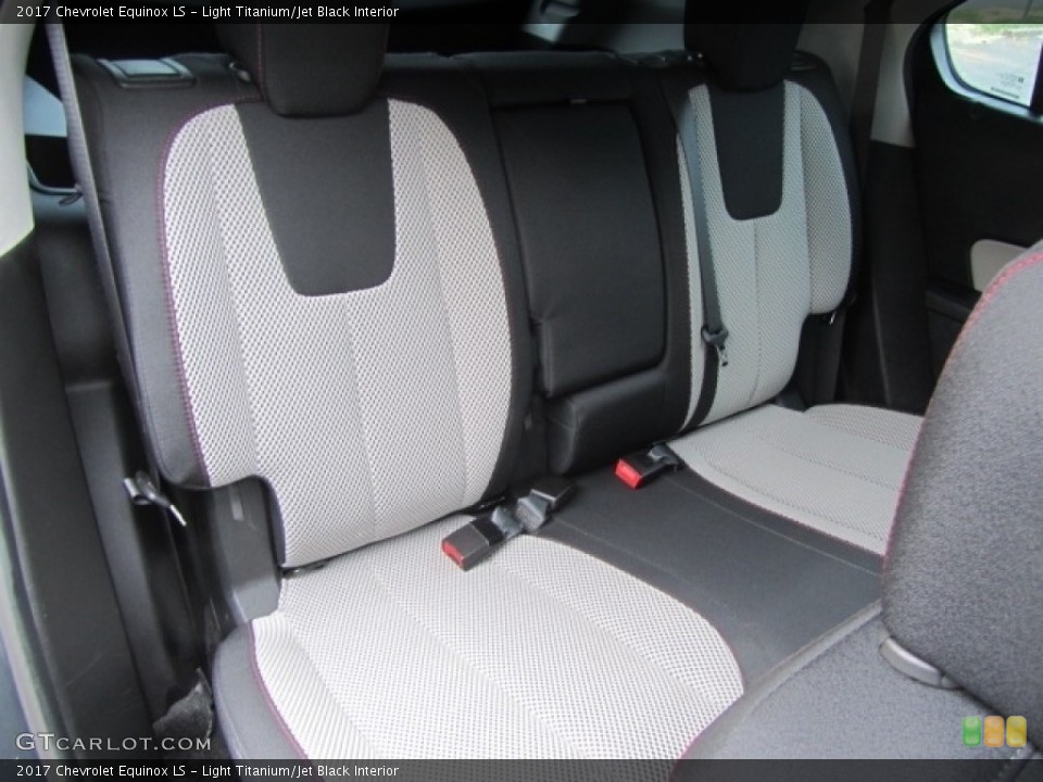 Light Titanium/Jet Black Interior Rear Seat for the 2017 Chevrolet Equinox LS #146190633