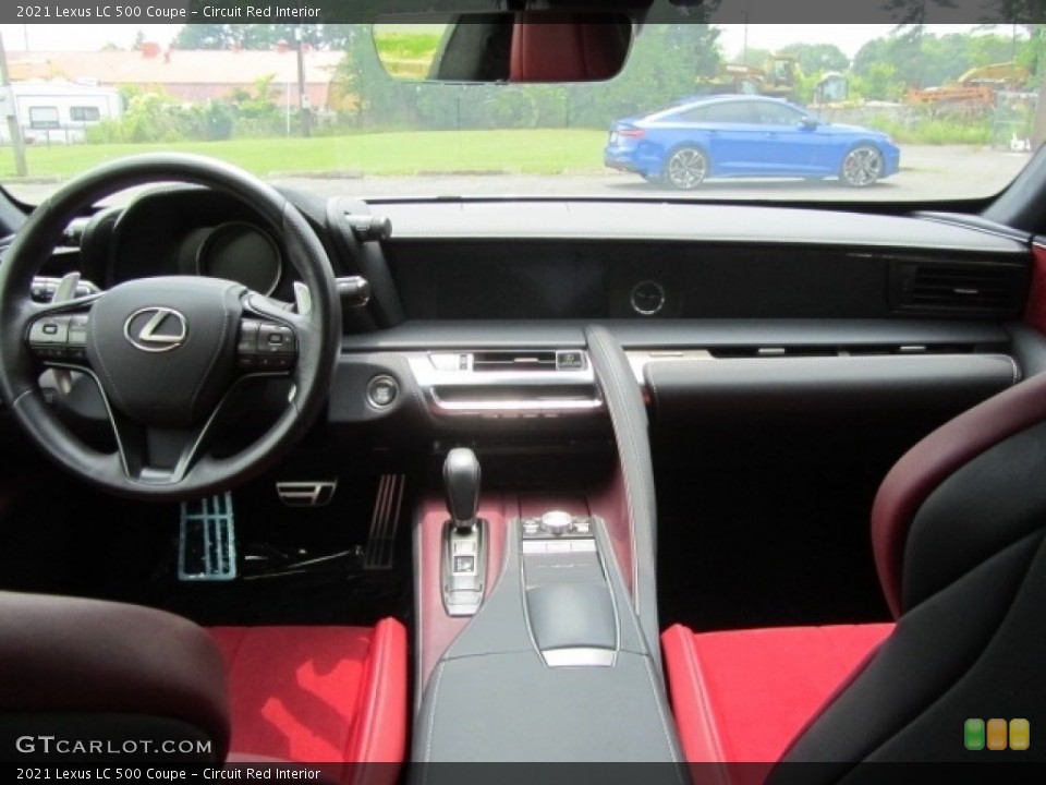 Circuit Red Interior Dashboard for the 2021 Lexus LC 500 Coupe #146191005