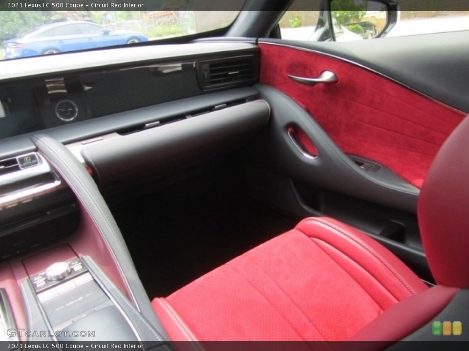 Circuit Red Interior Front Seat for the 2021 Lexus LC 500 Coupe #146191023