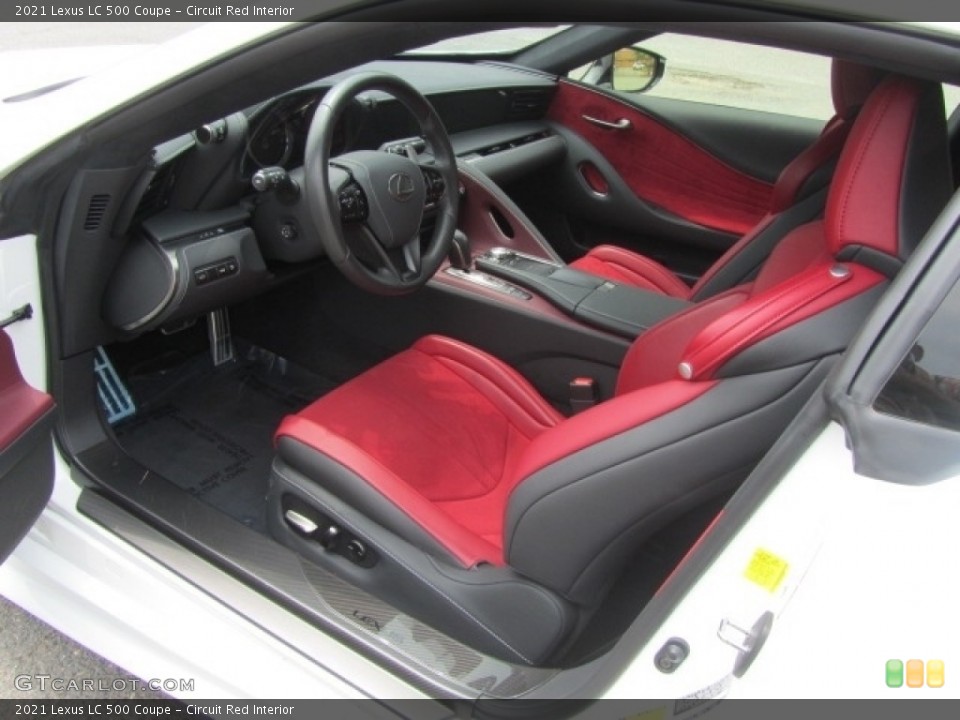 Circuit Red Interior Photo for the 2021 Lexus LC 500 Coupe #146191092