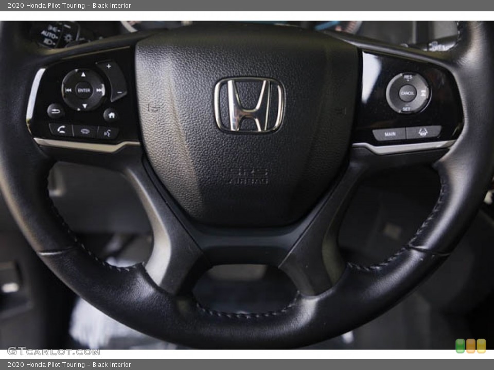 Black Interior Steering Wheel for the 2020 Honda Pilot Touring #146191188