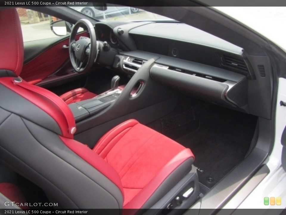 Circuit Red Interior Front Seat for the 2021 Lexus LC 500 Coupe #146191200