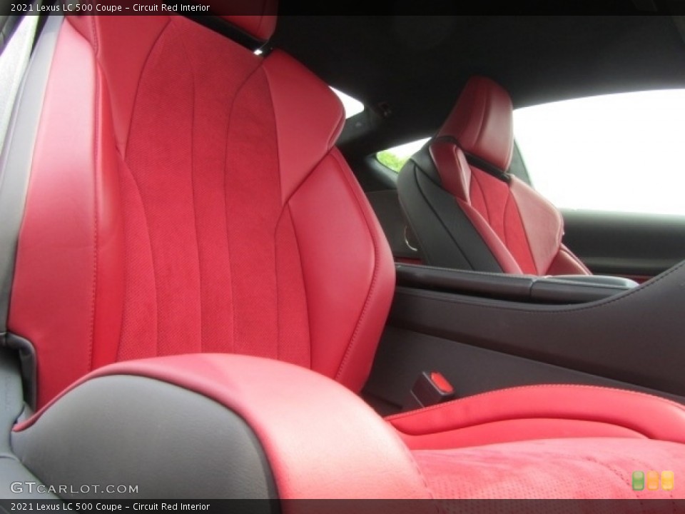 Circuit Red 2021 Lexus LC Interiors