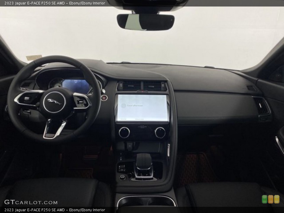 Ebony/Ebony Interior Dashboard for the 2023 Jaguar E-PACE P250 SE AWD #146191296