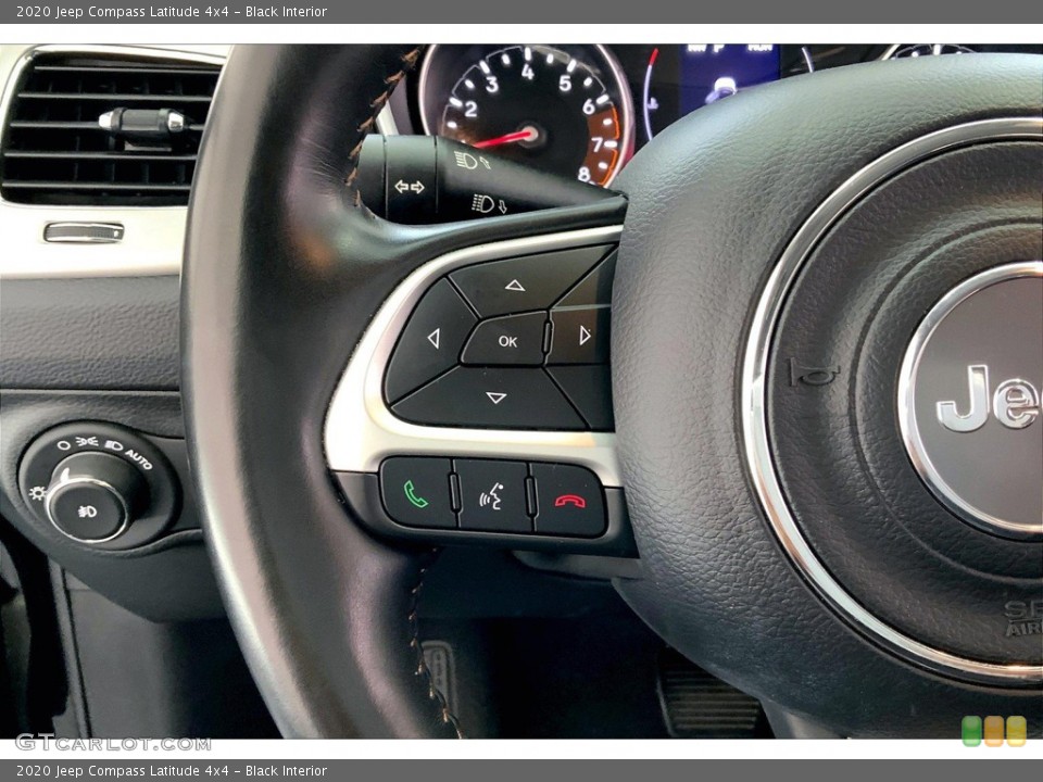 Black Interior Steering Wheel for the 2020 Jeep Compass Latitude 4x4 #146191500