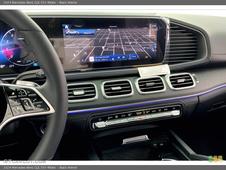 Black Interior Controls for the 2024 Mercedes-Benz GLE 350 4Matic #146192484