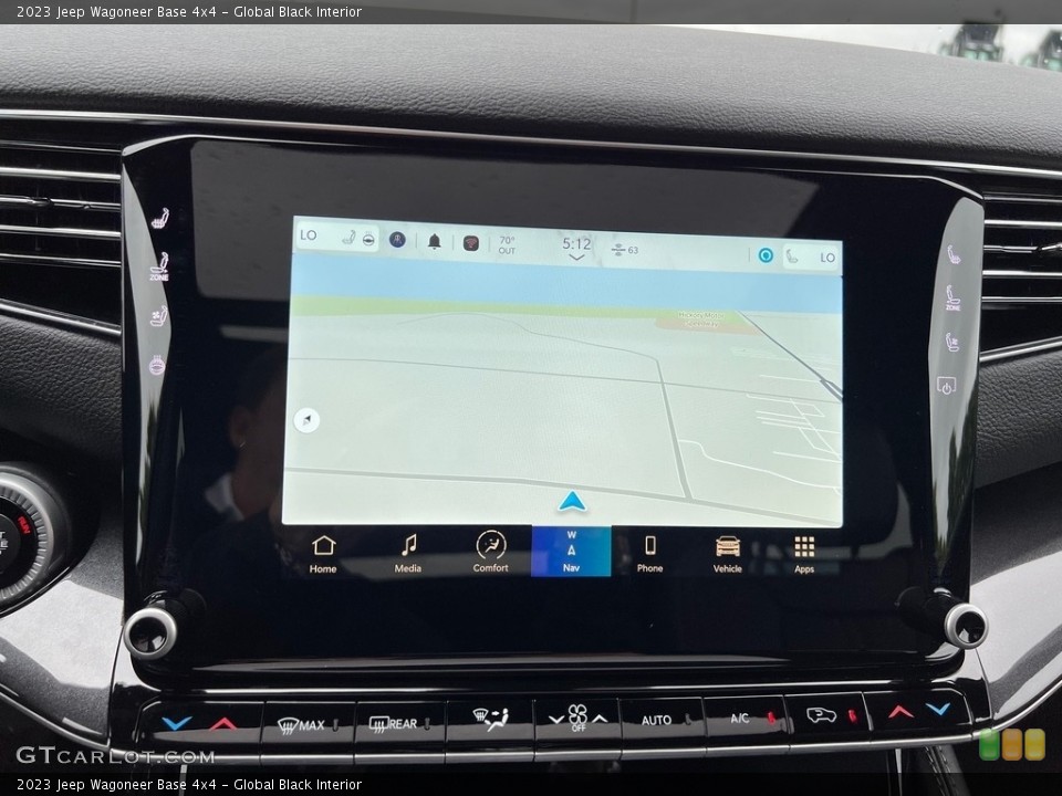 Global Black Interior Navigation for the 2023 Jeep Wagoneer Base 4x4 #146193294