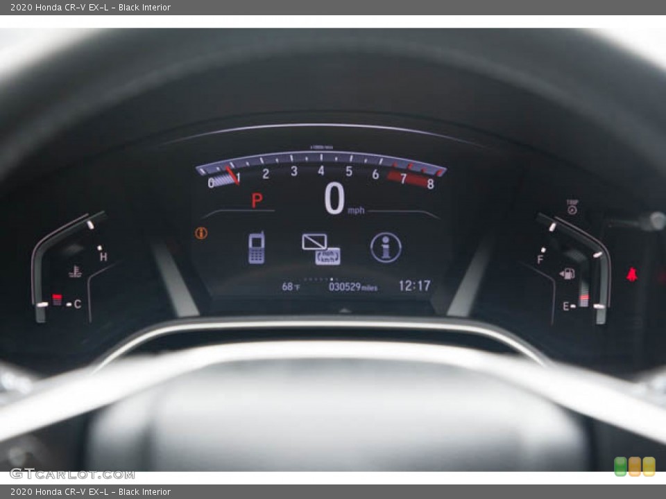 Black Interior Gauges for the 2020 Honda CR-V EX-L #146193487