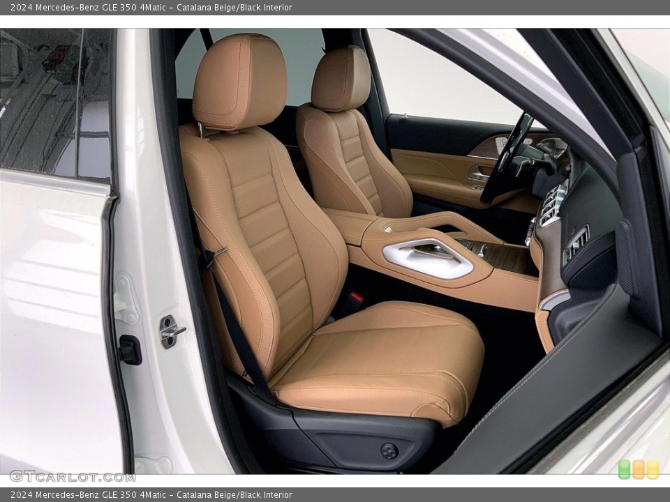 Catalana Beige/Black Interior Front Seat for the 2024 Mercedes-Benz GLE 350 4Matic #146193543