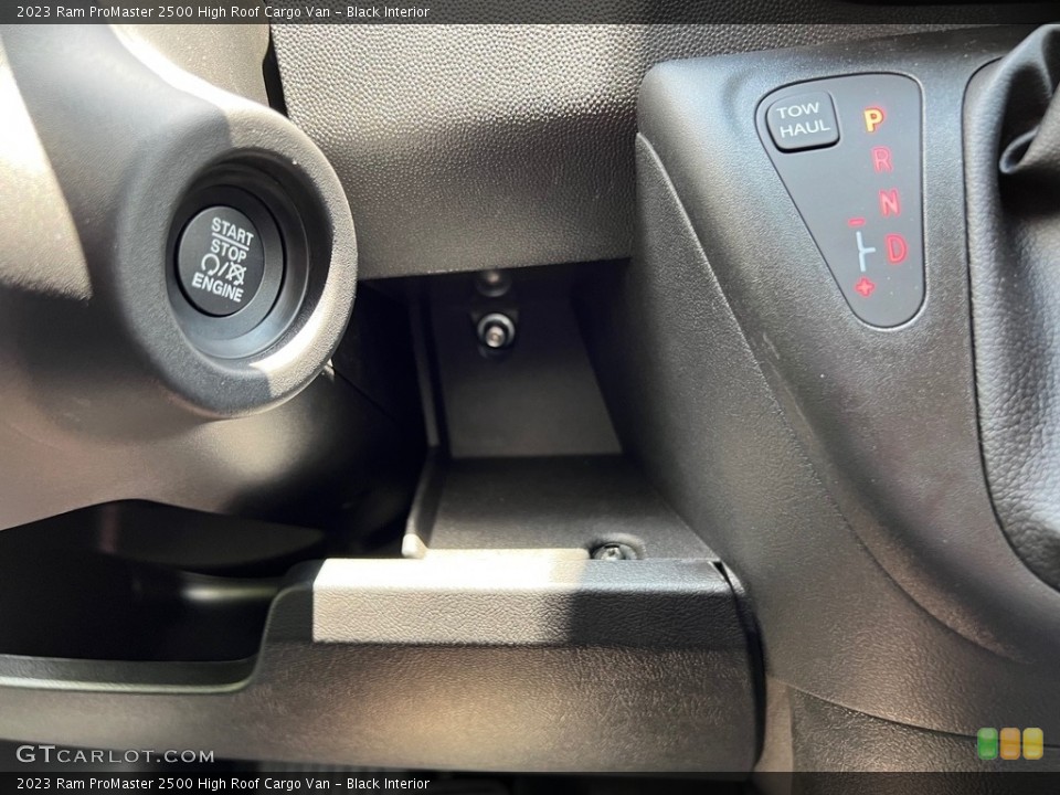 Black Interior Controls for the 2023 Ram ProMaster 2500 High Roof Cargo Van #146194014