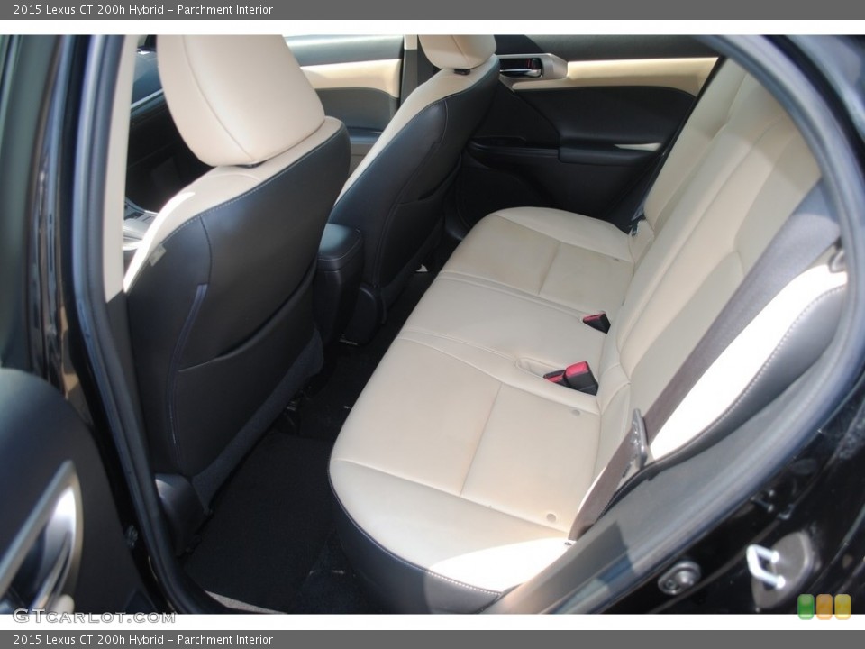 Parchment Interior Rear Seat for the 2015 Lexus CT 200h Hybrid #146194539