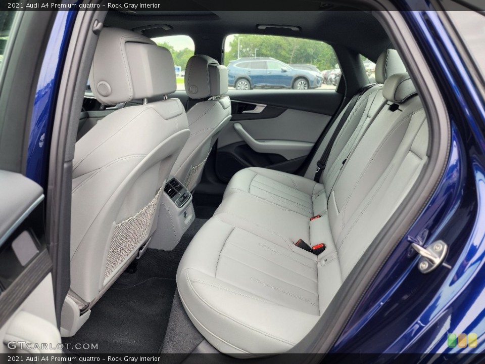 Rock Gray Interior Rear Seat for the 2021 Audi A4 Premium quattro #146195789