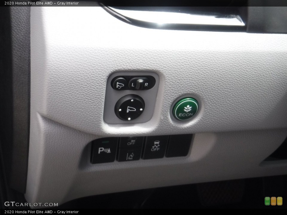 Gray Interior Controls for the 2020 Honda Pilot Elite AWD #146195874