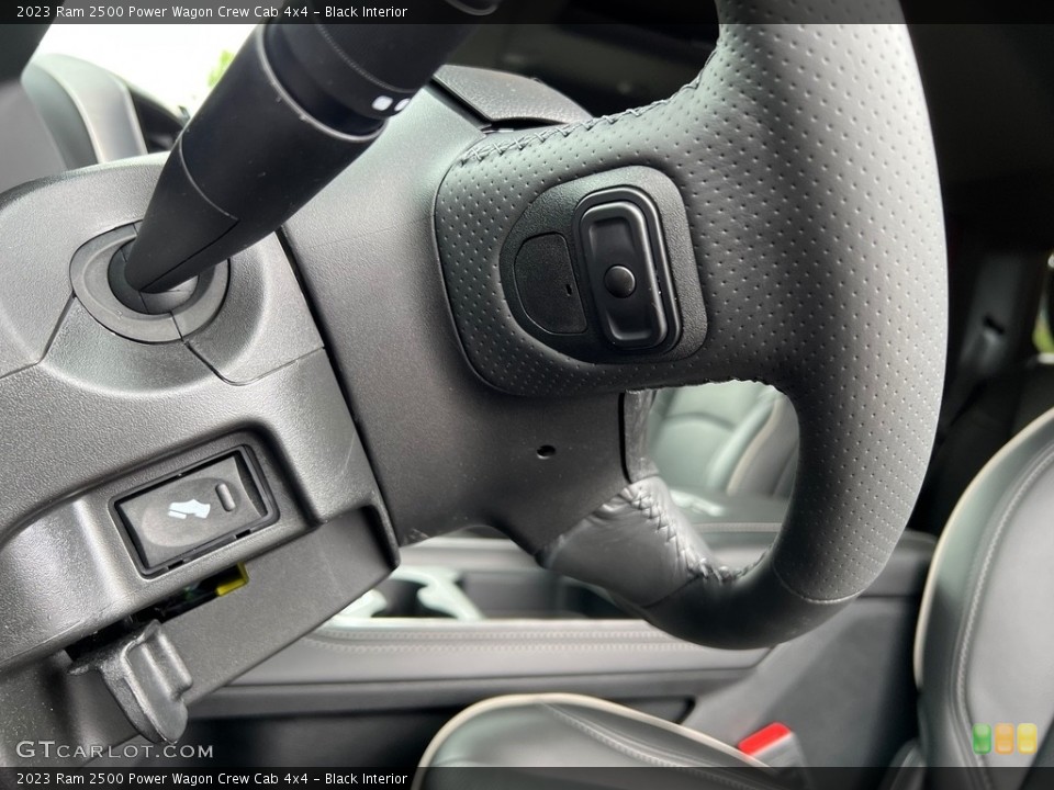 Black Interior Steering Wheel for the 2023 Ram 2500 Power Wagon Crew Cab 4x4 #146196810