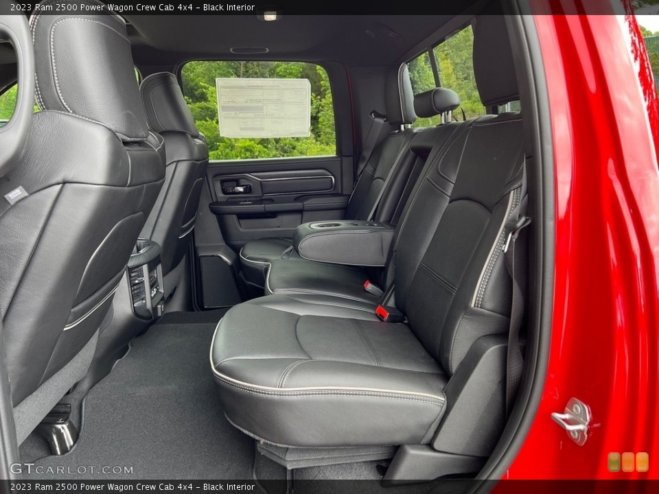 Black Interior Rear Seat for the 2023 Ram 2500 Power Wagon Crew Cab 4x4 #146196852