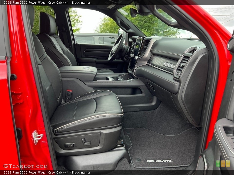 Black Interior Front Seat for the 2023 Ram 2500 Power Wagon Crew Cab 4x4 #146196990