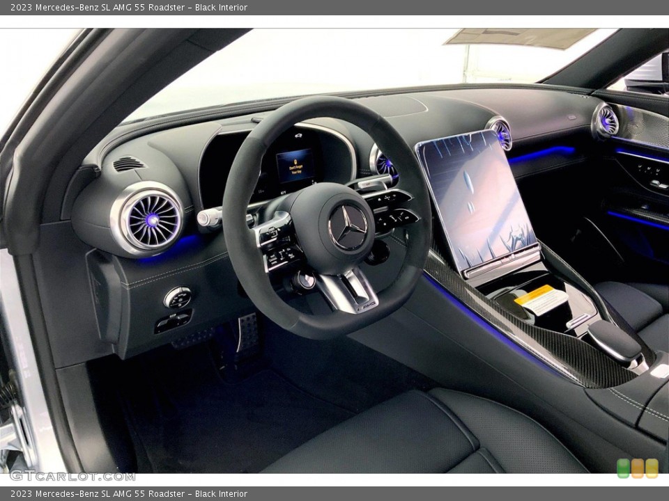Black Interior Photo for the 2023 Mercedes-Benz SL AMG 55 Roadster #146197008