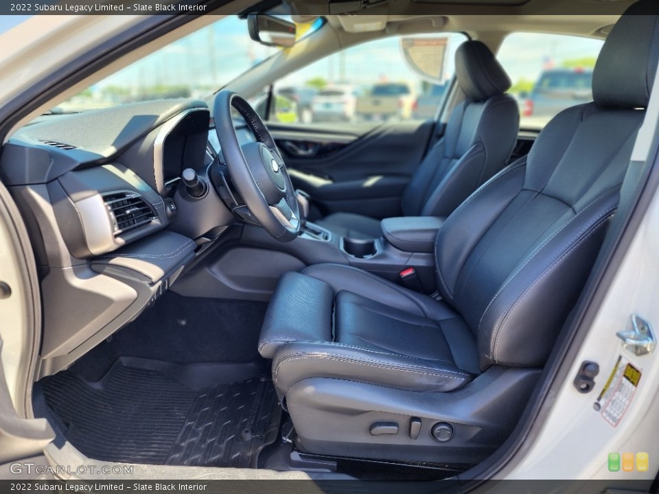 Slate Black Interior Front Seat for the 2022 Subaru Legacy Limited #146197437