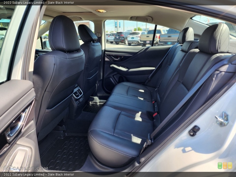 Slate Black Interior Rear Seat for the 2022 Subaru Legacy Limited #146197464