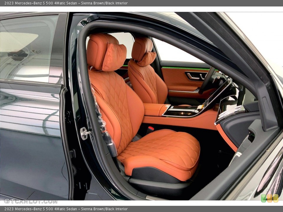 Sienna Brown/Black Interior Photo for the 2023 Mercedes-Benz S 500 4Matic Sedan #146197539