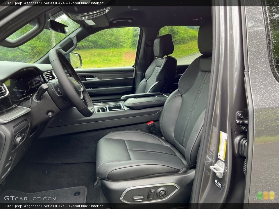 Global Black Interior Front Seat for the 2023 Jeep Wagoneer L Series II 4x4 #146198618
