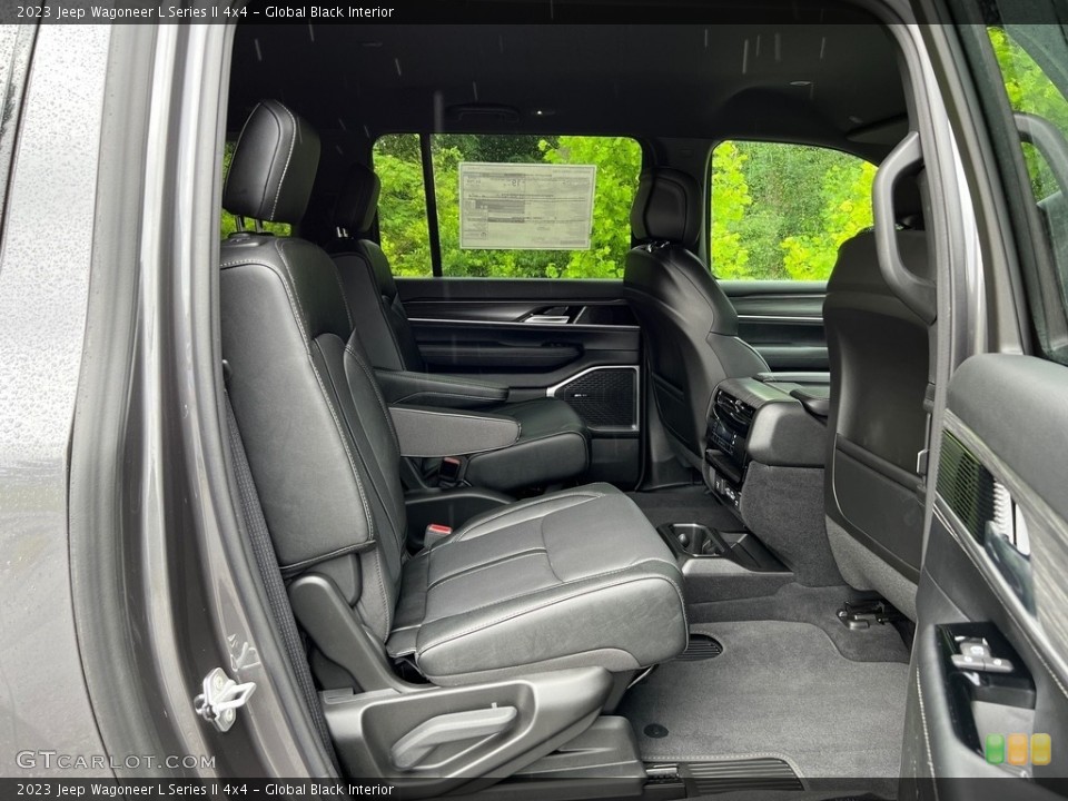 Global Black Interior Rear Seat for the 2023 Jeep Wagoneer L Series II 4x4 #146198828